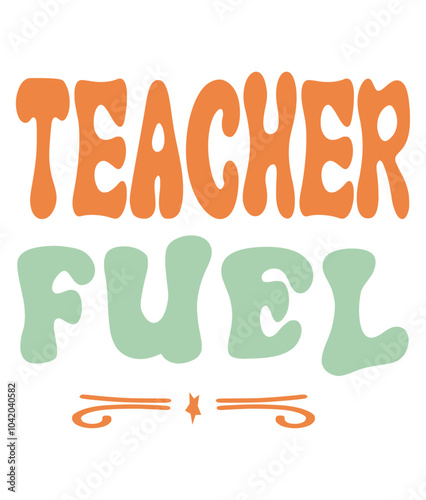 Retro, Teacher, Craft Design. T-shirt Design. Illustration