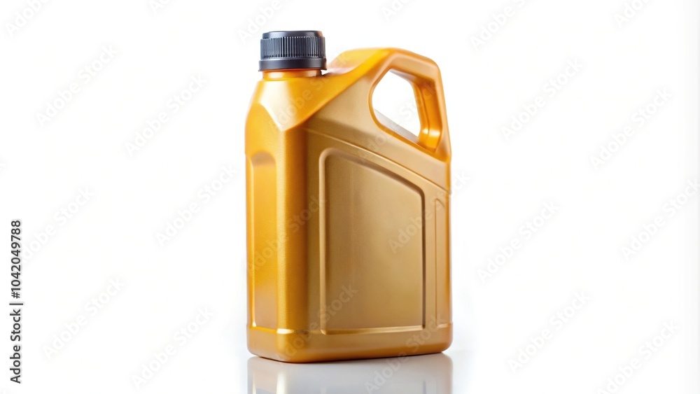Plastic bottle of lubricant oil isolated on white background Plastic bottle of lubricant oil isolated on white background