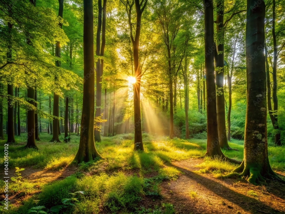 SunKissed Forest: A Captivating Display of Light and Shadow in Nature's Embrace for Stunning Documentary Photography SunKissed Forest: A Captivating Display of Light and Shadow in Nature's Embrace for Stunning Documentary Photography