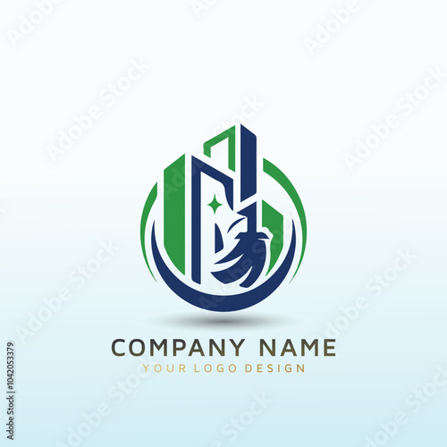 real estate vector logo design idea