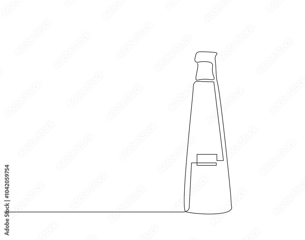 Continuous one line drawing of wine bottle. One line drawing illustration of wine bottle. World wine day concept single line. Editable outline Continuous one line drawing of wine bottle. One line drawing illustration of wine bottle. World wine day concept single line. Editable outline