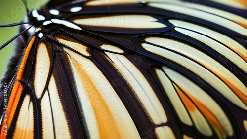 Butterfly wing close up