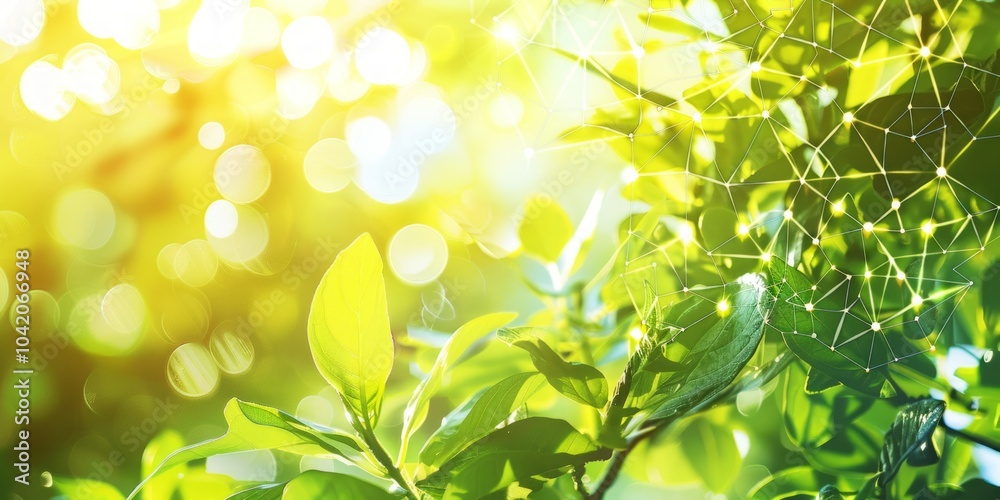 Sunlight Through Green Leaves Sunlight Through Green Leaves