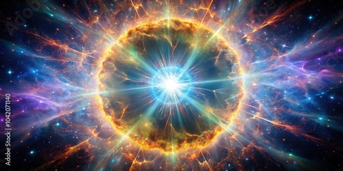 Polarization of light from a supernova indicating asymmetrical explosion