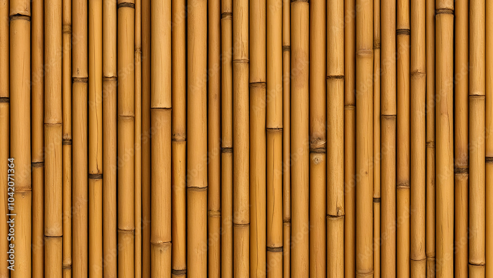 Vertical bamboo texture in golden brown tones with natural grain Vertical bamboo texture in golden brown tones with natural grain