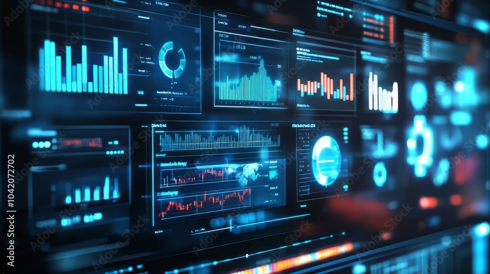 Business analytics big data analysis technology concept on vr screen. Big Data. Ultra realistic. Photorealistic Business analytics big data analysis technology concept on vr screen. Big Data. Ultra realistic. Photorealistic
