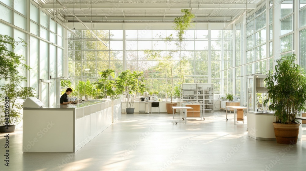 Modern Botanic Research Center Interior Design Modern Botanic Research Center Interior Design