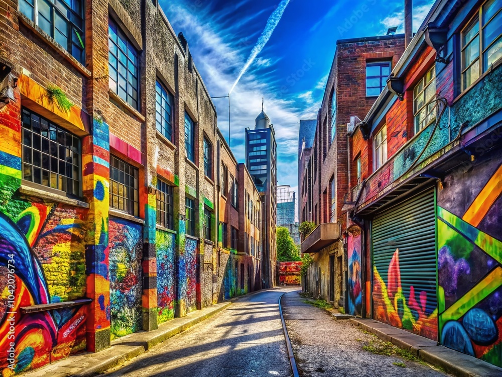 Fototapeta premium Urban Exploration Photography for Graphic Design and Marketing Campaigns