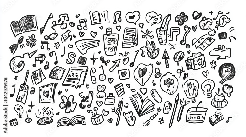 hand-drawn doodle designs for artistic expression and creativity hand-drawn doodle designs for artistic expression and creativity
