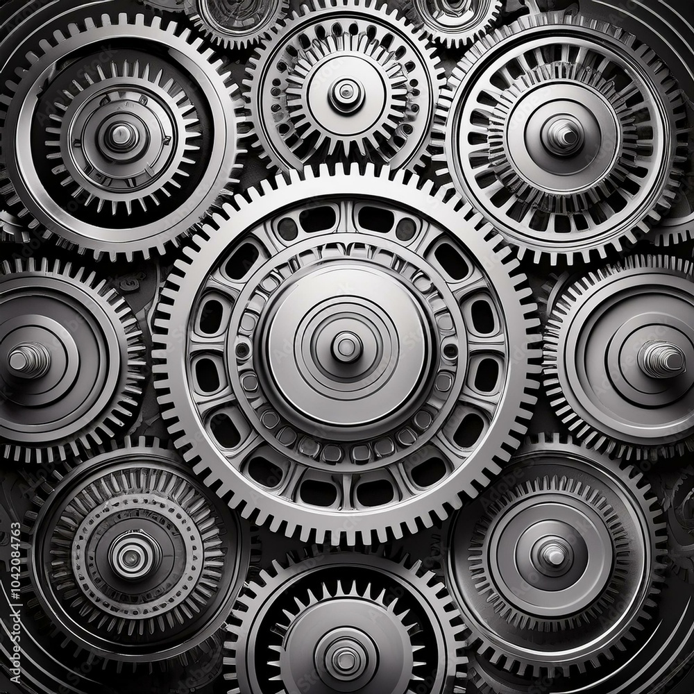 abstract background with gears abstract background with gears