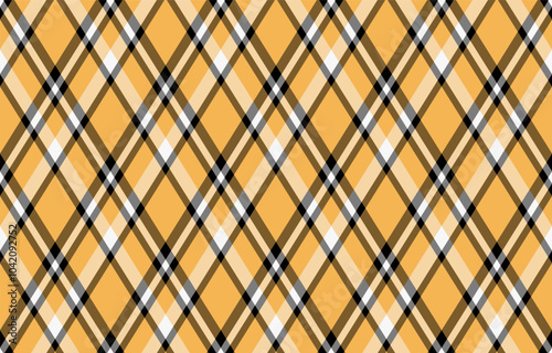 Argyle pattern of geometric rhombus. Harlequin check wallpaper design. Classic diamond shaped textile material for web background, print fabric clothing, sweater, wrapping paper, gift card, invitation