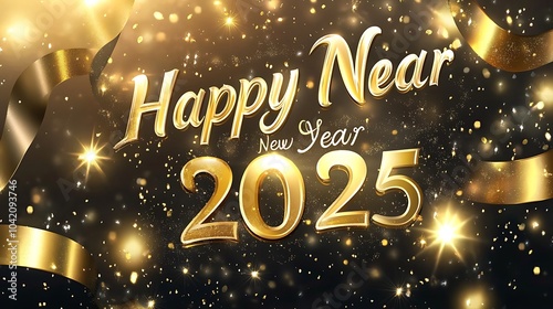 Festive 2025 New Year Images – Glittering Gold, Party Confetti, and Stunning Celebration Designs