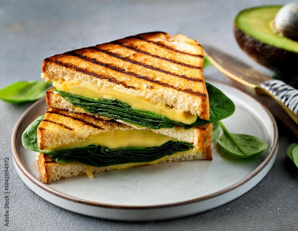 avocado and spinach grilled cheese sandwich avocado and spinach grilled cheese sandwich