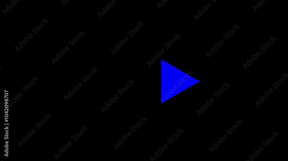 Abstract Arrow symbol lopping animation on black background Abstract Arrow symbol lopping animation on black background
