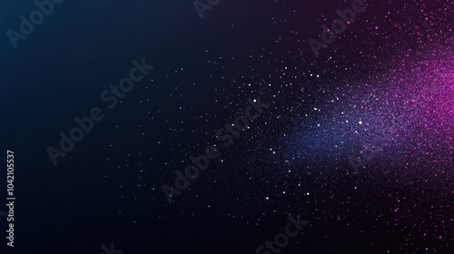 Abstract Night Sky with Cosmic Dust