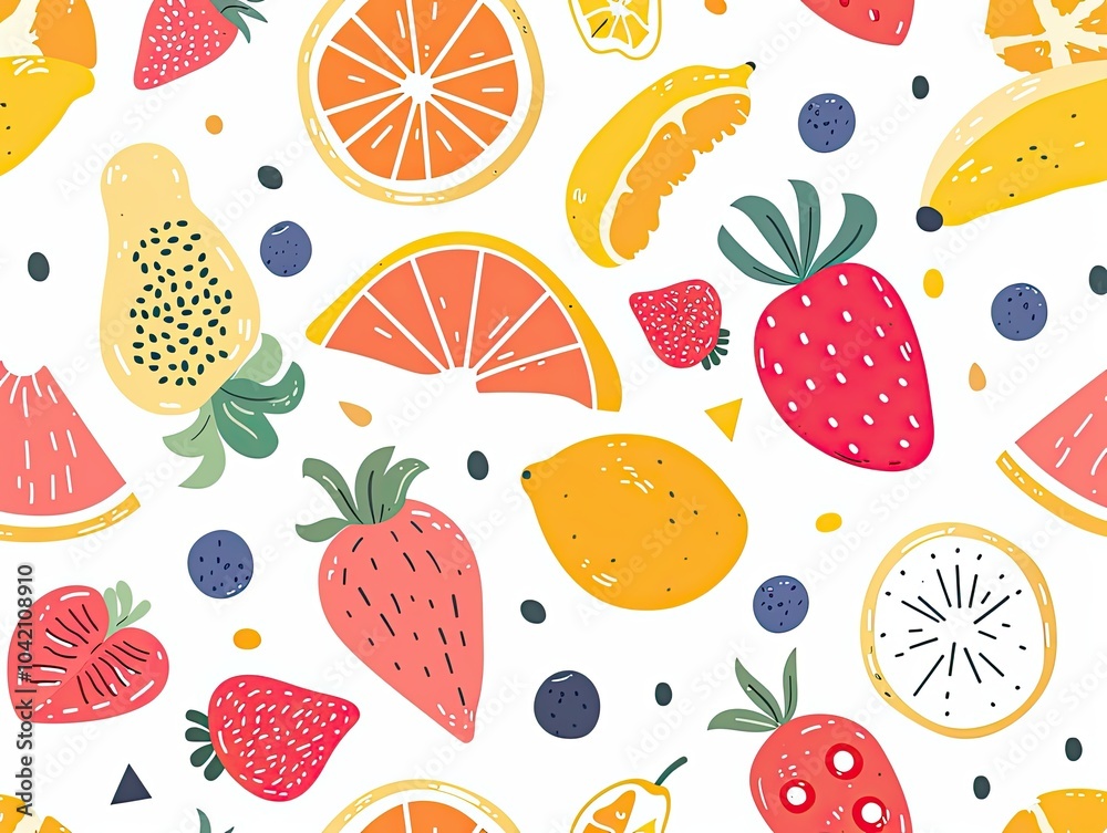 Abstract seamless pattern