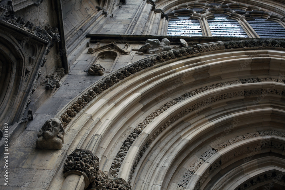 York Minster - Deangate - York - North Yorkshire - England - UK