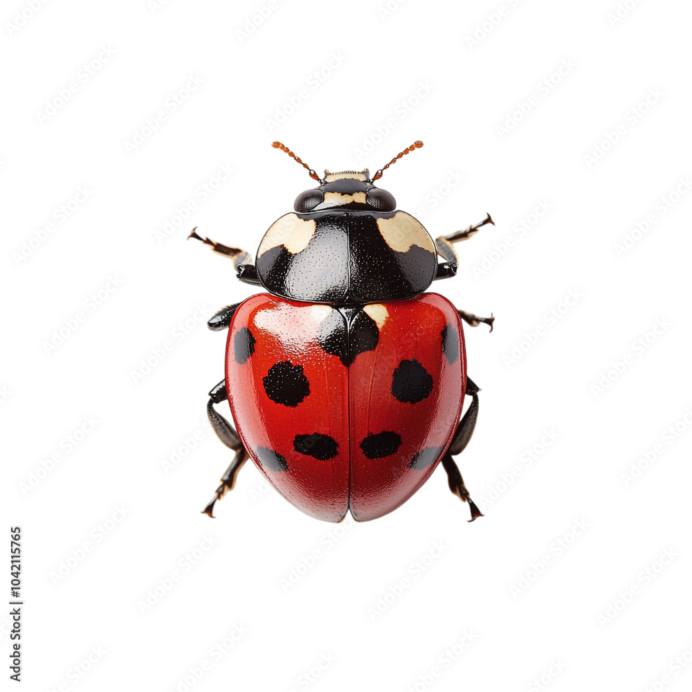 Fototapeta premium Ladybug on transparent background