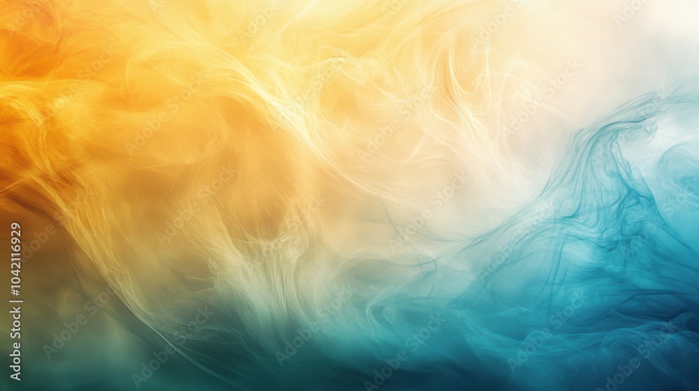 Fototapeta premium A soft, ethereal mist of colors blending seamlessly, with subtle texture and smooth gradients.