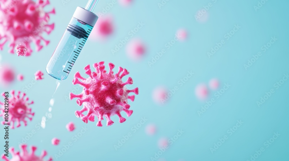 A chart showing the decline in viral infections after widespread vaccination, showcasing the effectiveness of preventative measures. A chart showing the decline in viral infections after widespread vaccination, showcasing the effectiveness of preventative measures.