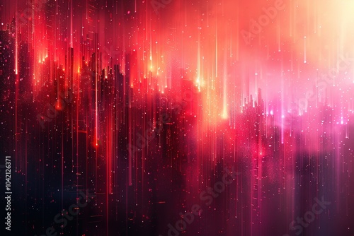 A red and purple background with a lot of red streaks