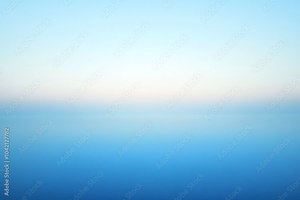 gradient of blue hues reflecting calm waters and sky background gradient of blue hues reflecting calm waters and sky background