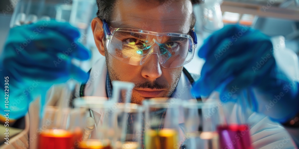 Scientist Working in a Lab Scientist Working in a Lab