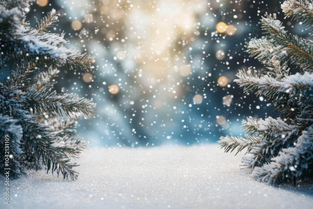 sparkling snowflake rests on a soft layer of snow, surrounded by a dreamy, blurred background of shimmering winter lights. sparkling snowflake rests on a soft layer of snow, surrounded by a dreamy, blurred background of shimmering winter lights.