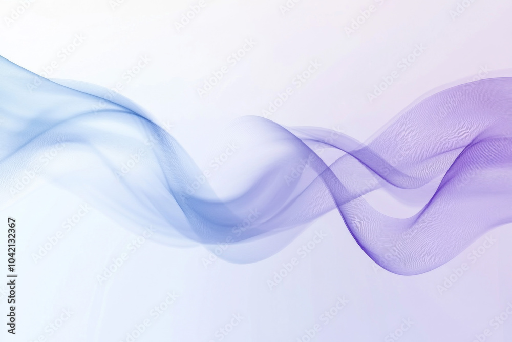 abstract wave pattern in pastel blue and pink hues background