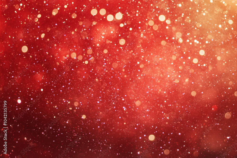 red background adorned with shimmering bokeh lights red background adorned with shimmering bokeh lights