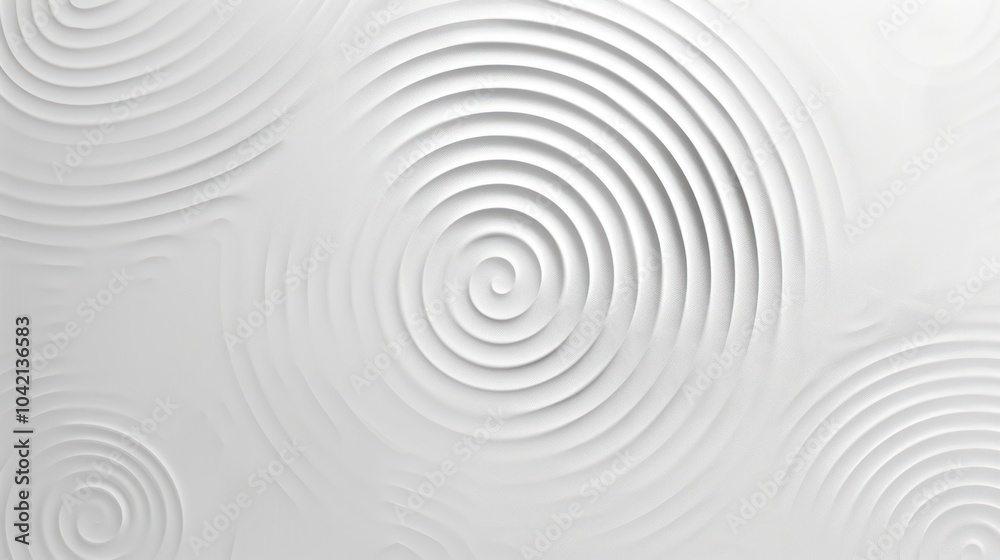 Abstract White Circular Pattern Abstract White Circular Pattern