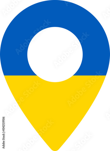 Free Download Ukraine Flag In Pin - GFXLoad