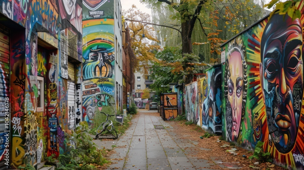 Fototapeta premium Graffiti Alleyway