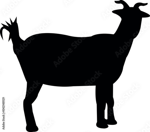 Arapawa Goat Show Vector File, Livestock Judging Vector, Farm Girl Boy Vector, 4-H, FFA Show - Vector Art 