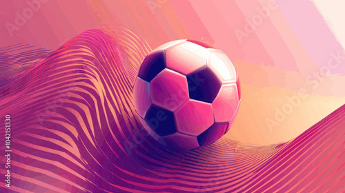 soccer ball in the shape of a ball