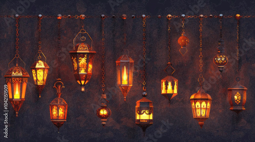 lantern in the dark