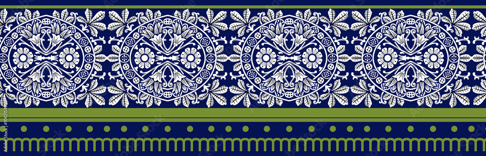 seamless beautiful wallpaper cards border design floral leaf vintage ornament Victorian geometric ethnic print paisley pattern
