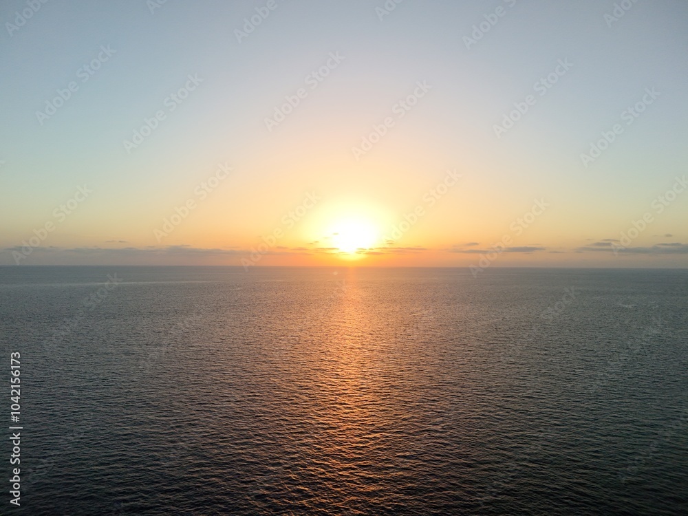 Sunset over the sea Sunset over the sea