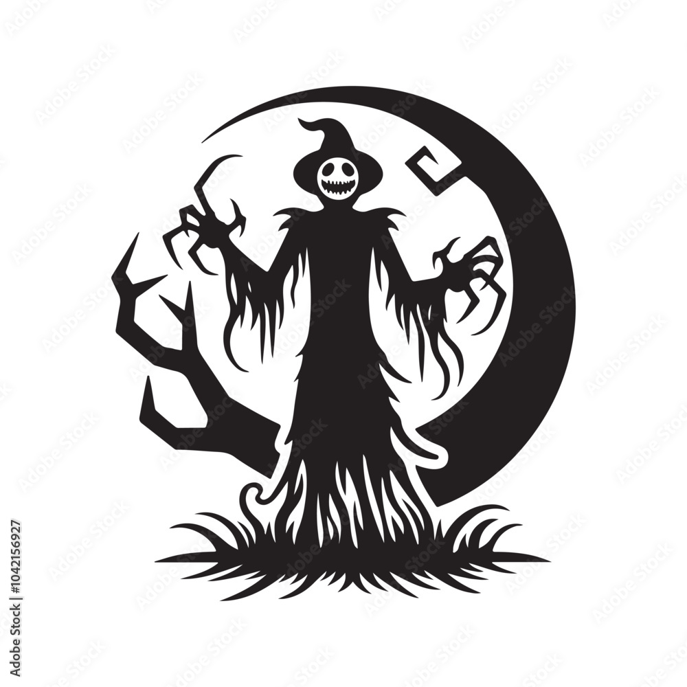 Creepy Halloween Nightmare Silhouette Vectors – High-Quality Graphics Creepy Halloween Nightmare Silhouette Vectors – High-Quality Graphics