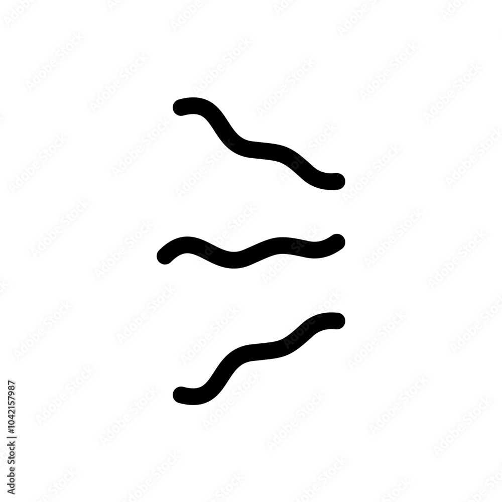 Doodle Cartoon vibration lines Doodle Cartoon vibration lines
