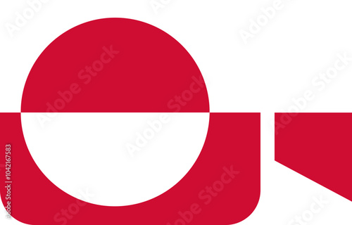 Greenland flag on Video Call
