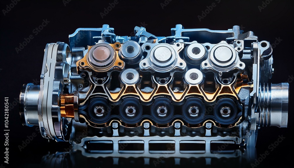 Motor Tuning Ansicht V8 Mechanik Motor Tuning Ansicht V8 Mechanik