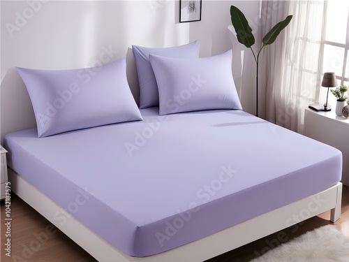 High-Quality Jersey Fitted Bed Sheet for Any Mattress photo