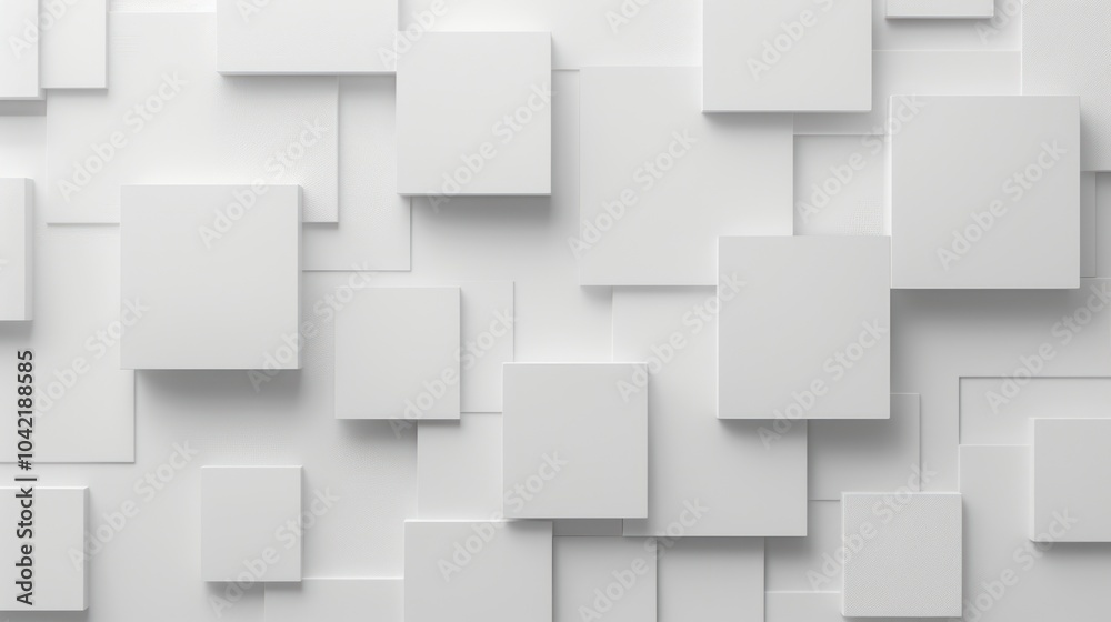 Abstract White Squares Background Abstract White Squares Background