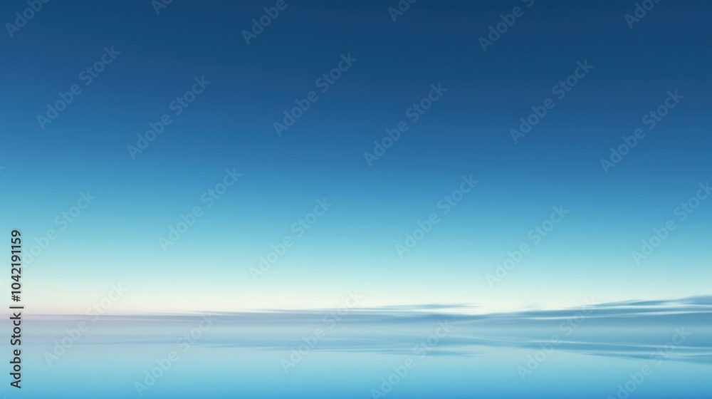 Obraz premium Serene Blue Sky and Clouds