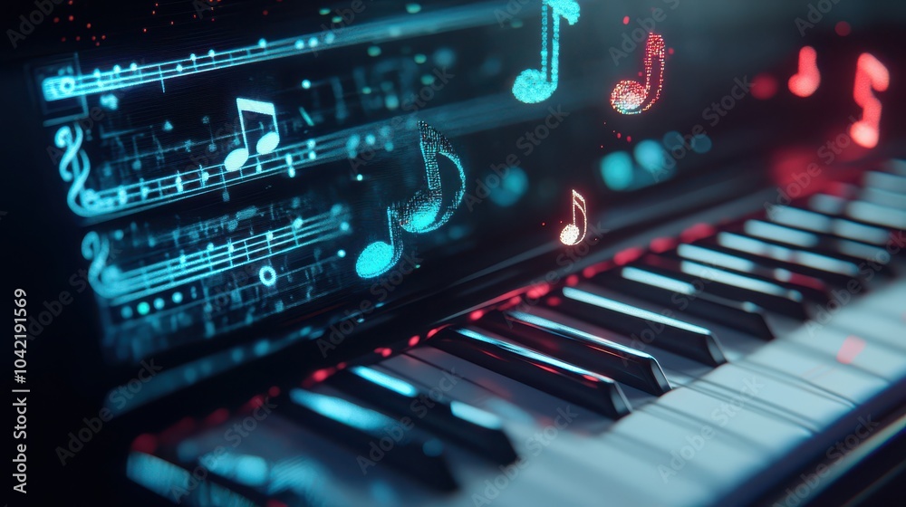 Harmonizing melodies the enchanting fusion of digital music notation and piano keys Harmonizing melodies the enchanting fusion of digital music notation and piano keys