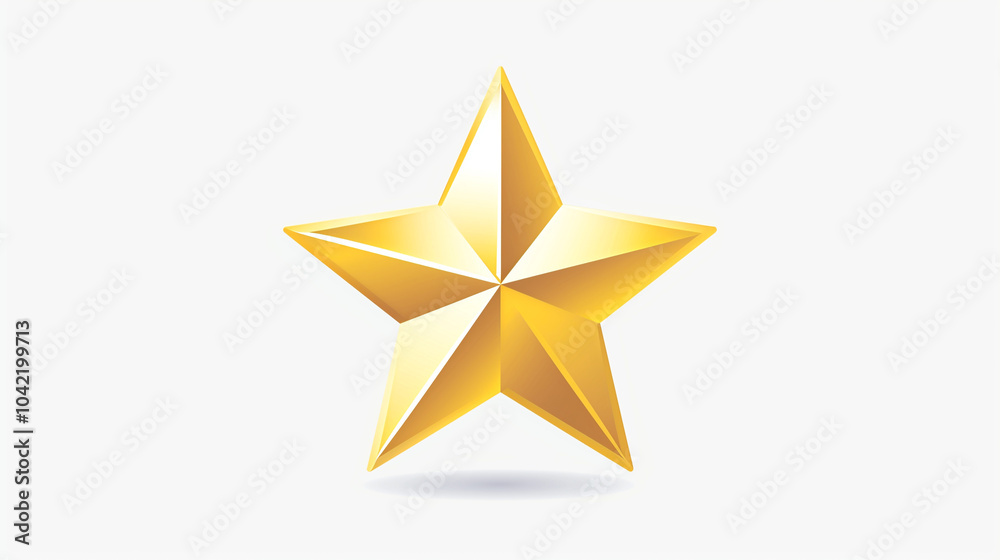Obraz premium star vector icon symbol isolated on white background 32k, full ultra hd, high resolution