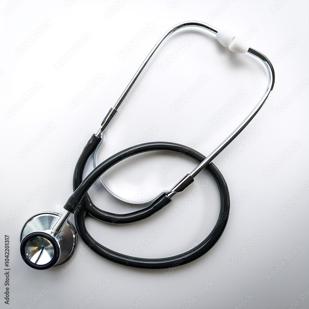 stethoscope, isolated on a clean white background stethoscope, isolated on a clean white background