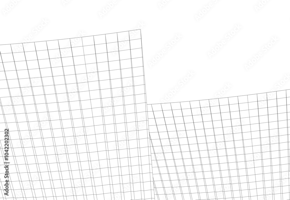 Architecture building 3d. Concept sketch. Architecture building 3d. Concept sketch.