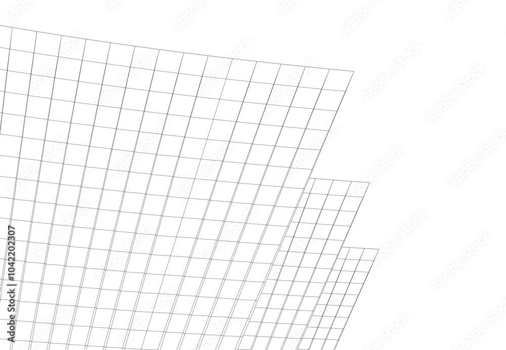 Architecture building 3d. Concept sketch. Architecture building 3d. Concept sketch.